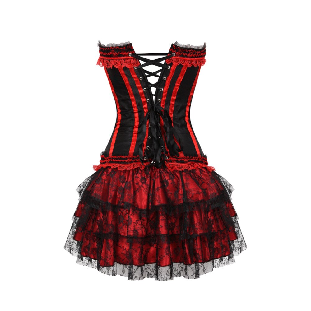 Vestido Corset Drag Michelle (Rojo)