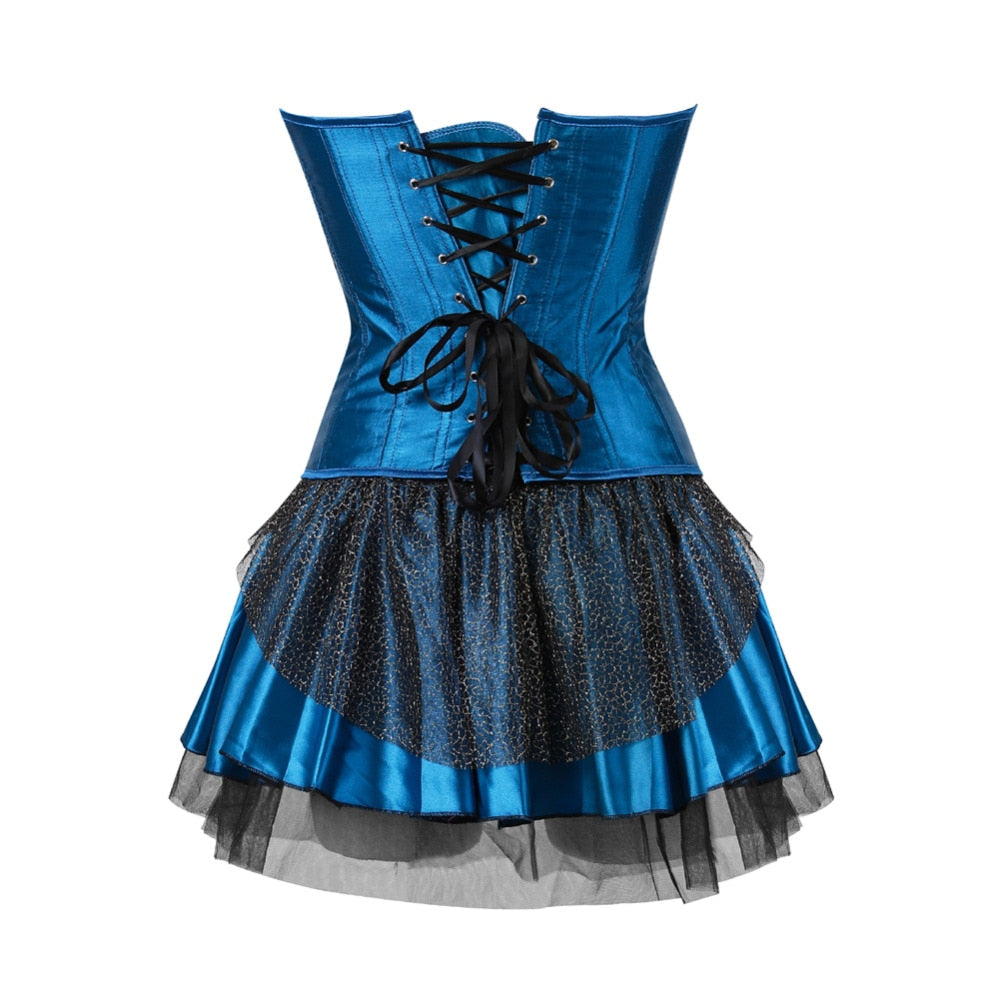 Vestido Corset Drag Peacock (4 Colores)