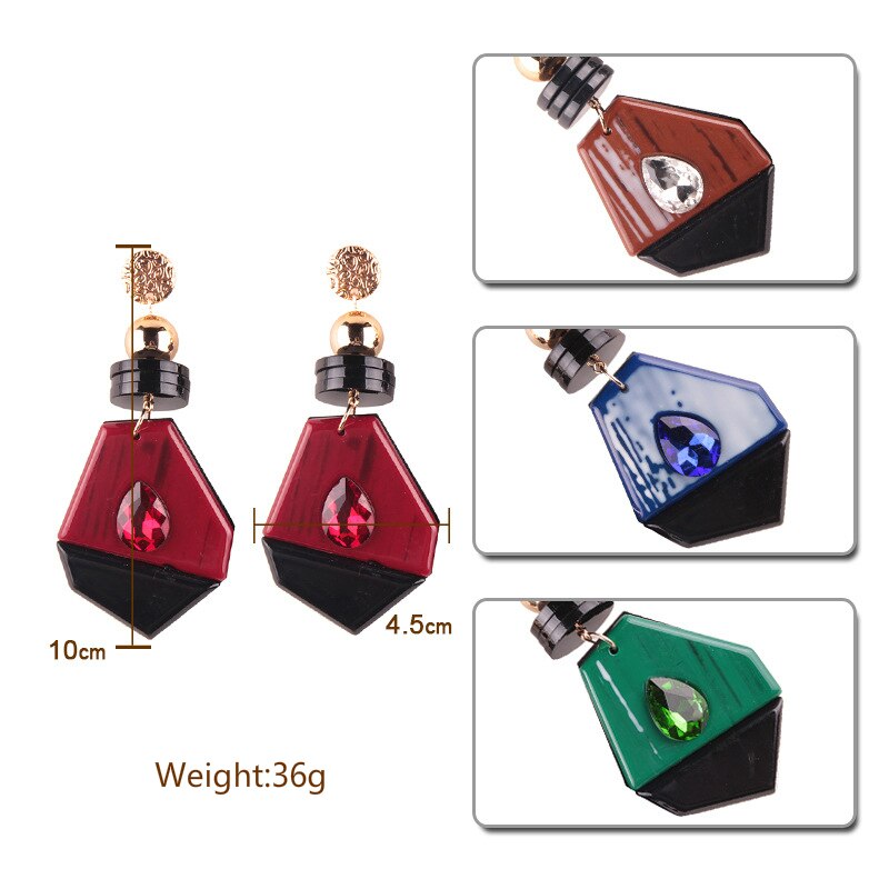 Pendientes de Agujero Drag Avocado (6 Colores)