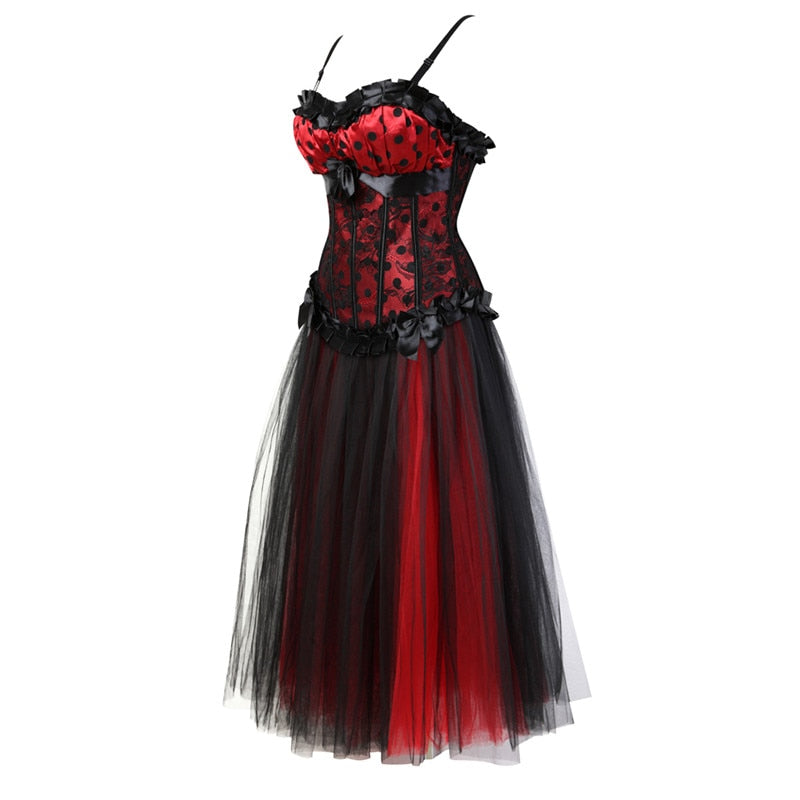Vestido Corset Drag Ninette (Negro)