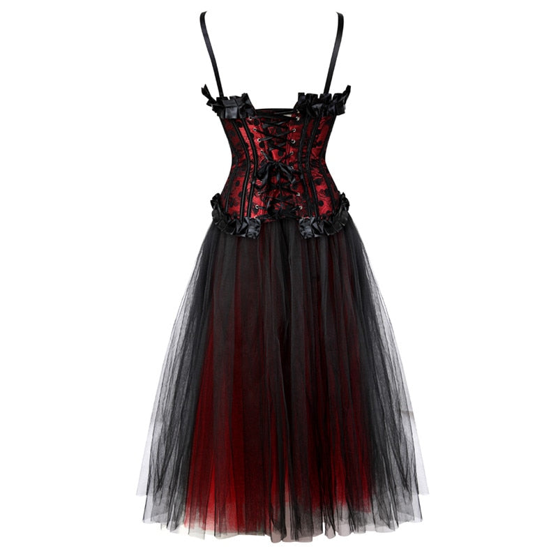 Vestido Corset Drag Ninette (Negro)
