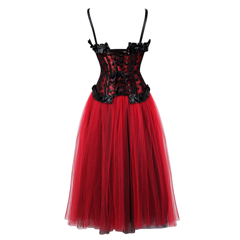 Vestido Corset Drag Ninette (Rojo)