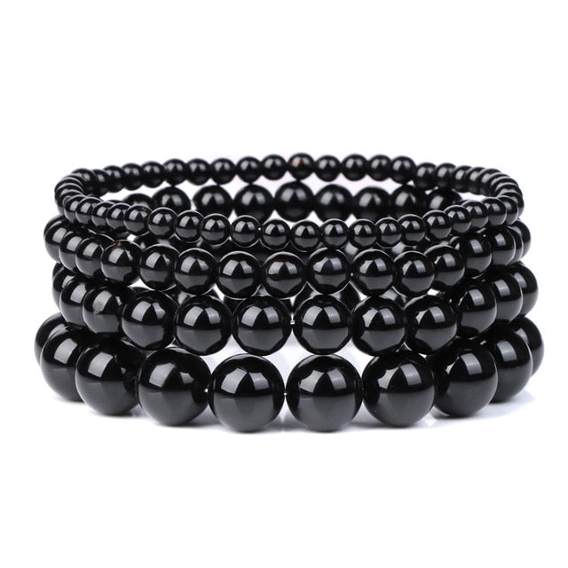 Pulsera Queen Ágata (Negro)