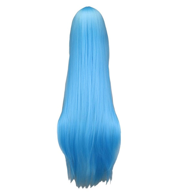 Peluca Queen Aaliyah (Azul cielo)