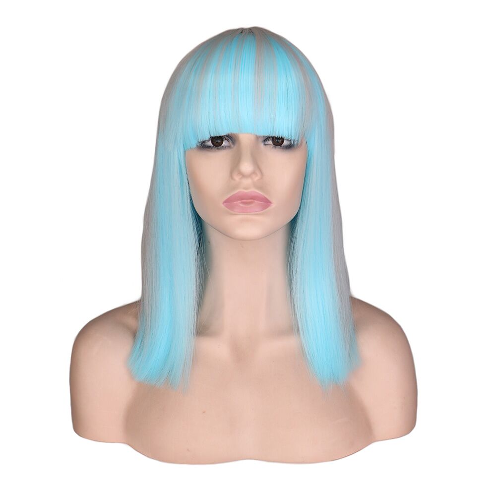 Peluca Queen Pauline (Azul mixto)