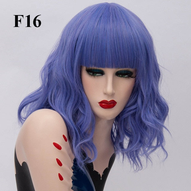 Peluca Queen Kumara (Azul oscuro)