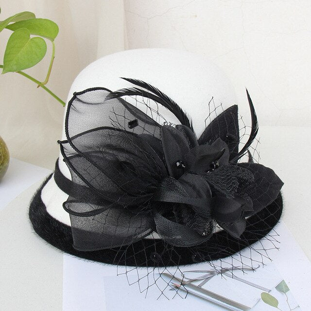 Sombrero Queen Orchya (Blanco)
