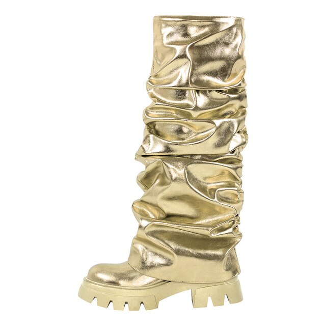 Botas Queen Monstra (Dorado) – The Drag Queen Closet