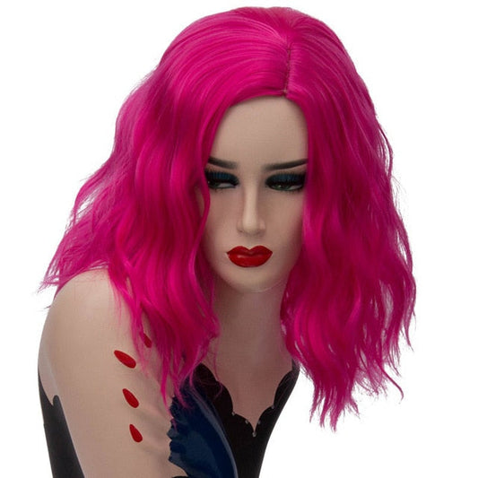 Peluca Queen Sadness (Fucsia)