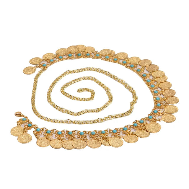 Cinturón Queen Coins (Dorado)