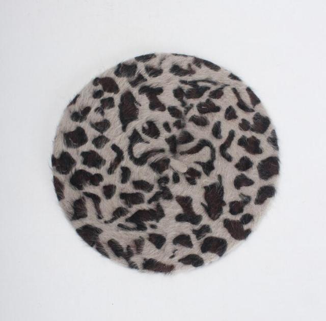 Boina Queen Leopard (Gris oscuro)