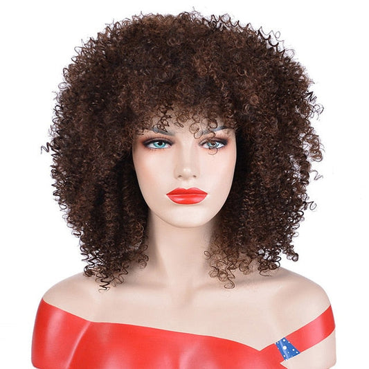 Peluca Queen Vogue (Marrón)