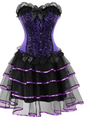 Vestido Corset Drag Houston (Morado)
