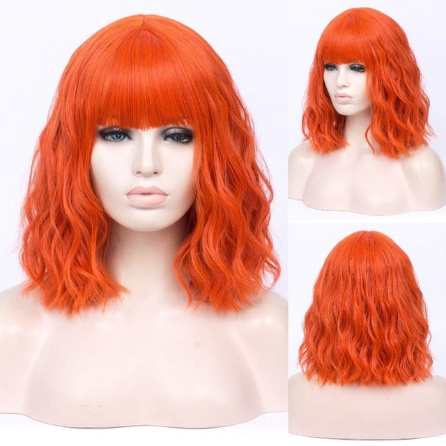 Peluca Queen Cleo (Naranja)