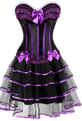 Vestido Corset Drag Martina (Púrpura)