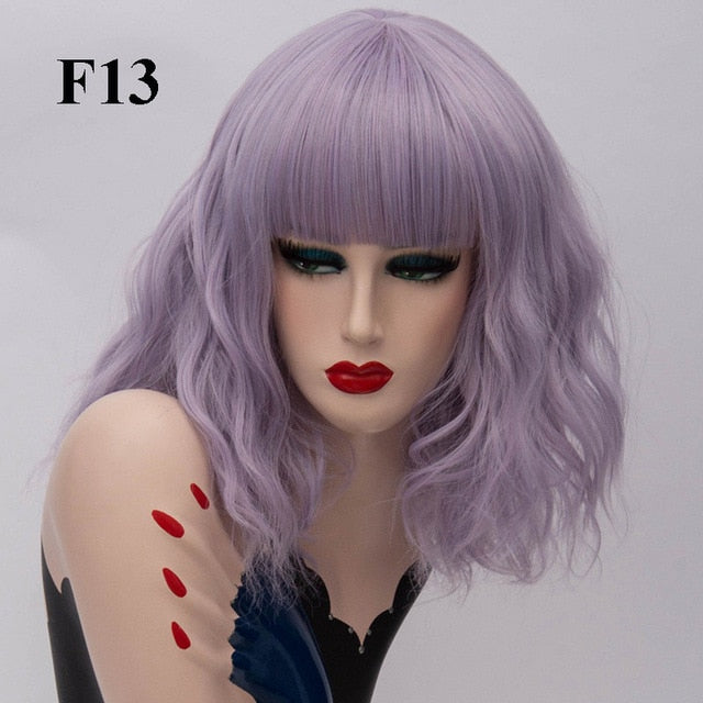 Peluca Queen Kumara (Púrpura claro)