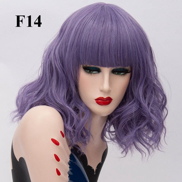 Peluca Queen Kumara (Púrpura oscuro)