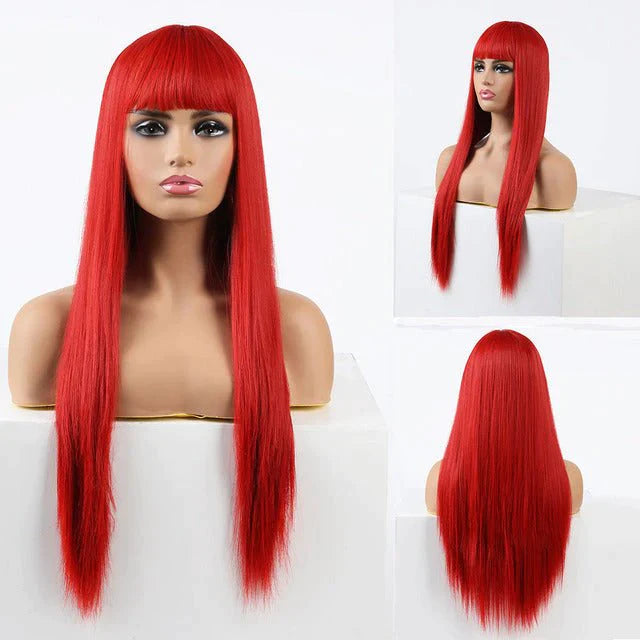 Peluca Queen Theowyn (Rojo)