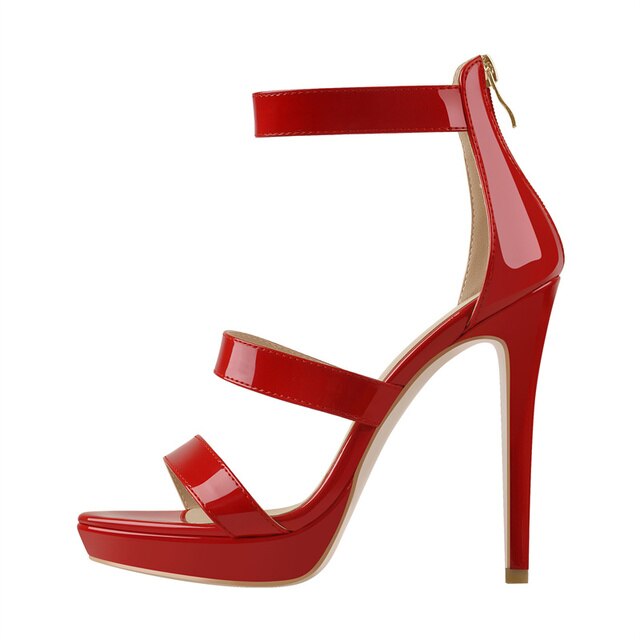 Sandalias Queen Nazomi (Rojo)