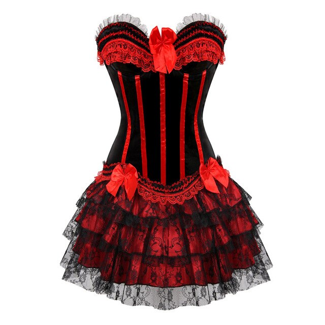 Vestido Corset Drag Michelle (Rojo)