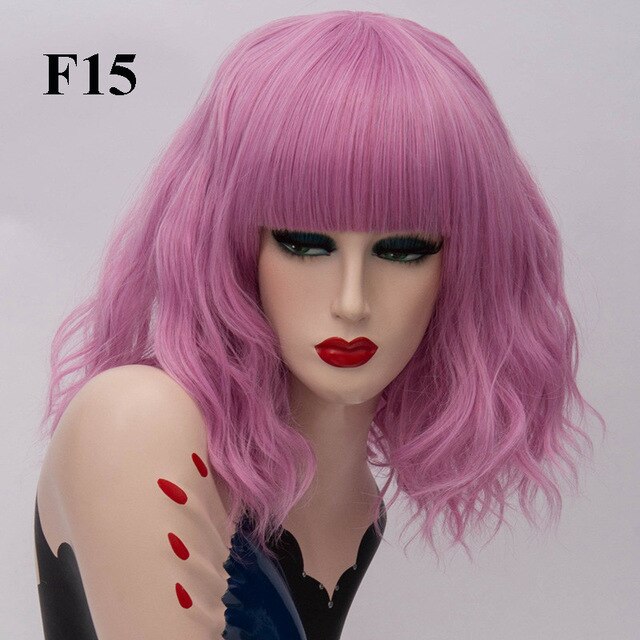 Peluca Queen Kumara (Rosa oscuro)