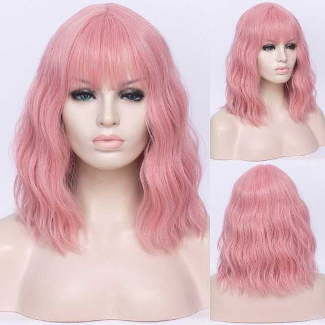 Peluca Queen Cleo (Rosa profundo)