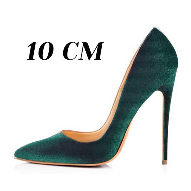 Zapatos Queen Manhiulla (Verde 10cm)
