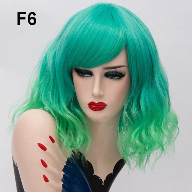 Peluca Queen Mulan (Verde claro)