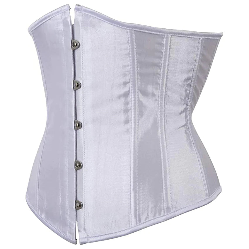 Corset Drag Satin (Blanco)
