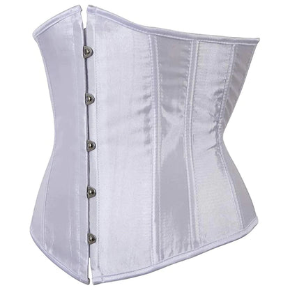 Corset Drag Satin (Blanco)