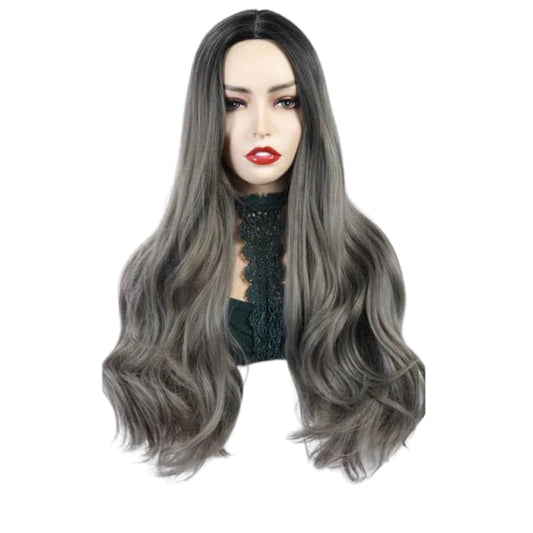 Peluca Queen Cyprus (Gris oscuro)