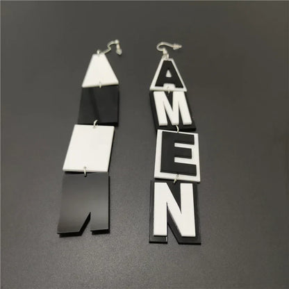 Pendientes de agujero Queen Amen