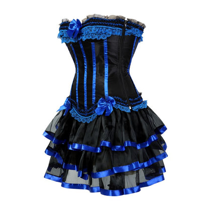 Vestido Corset Drag Timon (Azul)