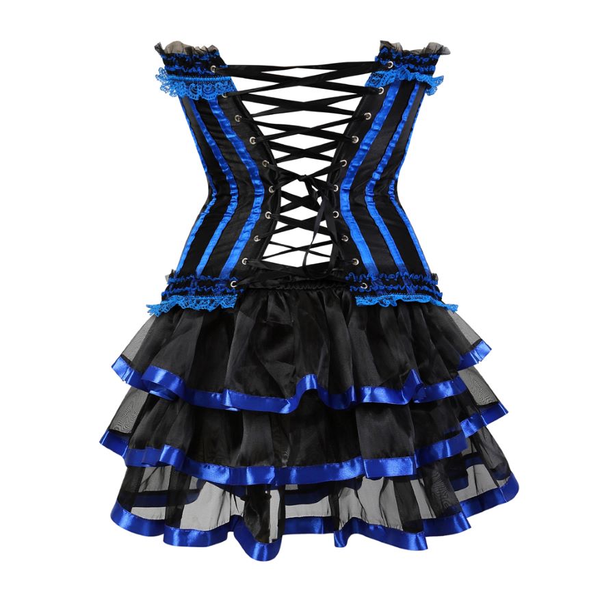 Vestido Corset Drag Timon (Azul)