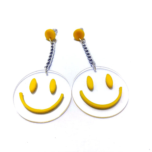 Pendientes de agujero Queen Smiley