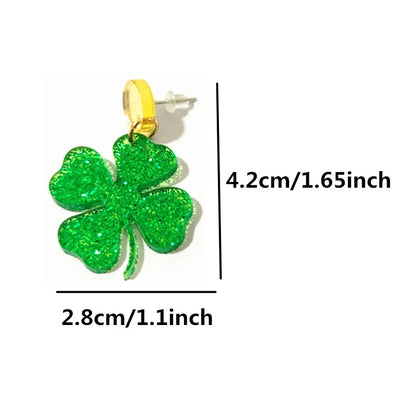 Pendientes de agujero Queen Clover