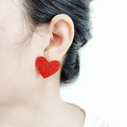 Pendientes de agujero Queen Hearts