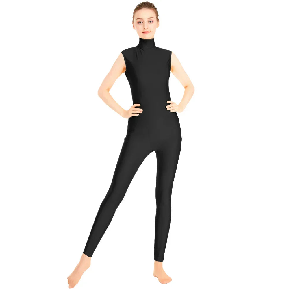 Mono de danza Queen Satin (Black)