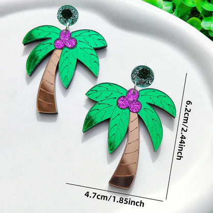 Pendientes de agujero Queen Palm