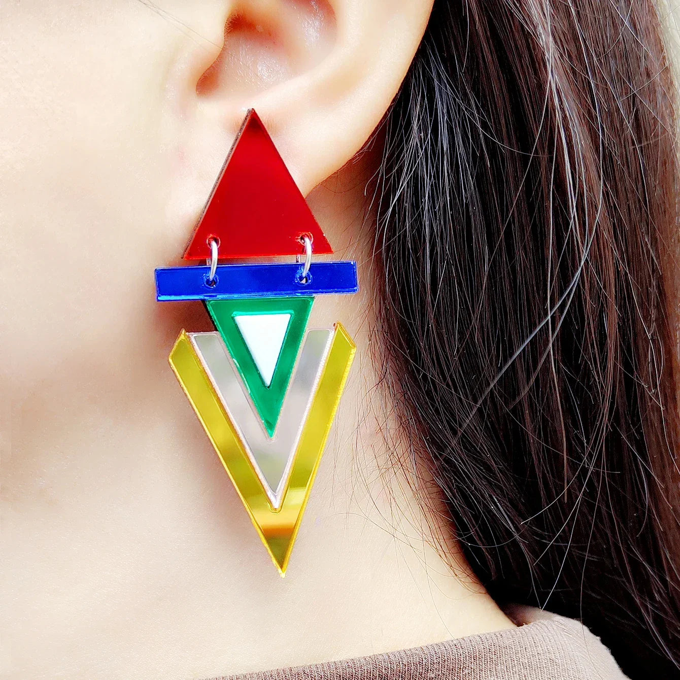 Pendientes de agujero Queen Reflex