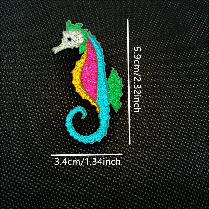 Pendientes de agujero Queen Seahorse
