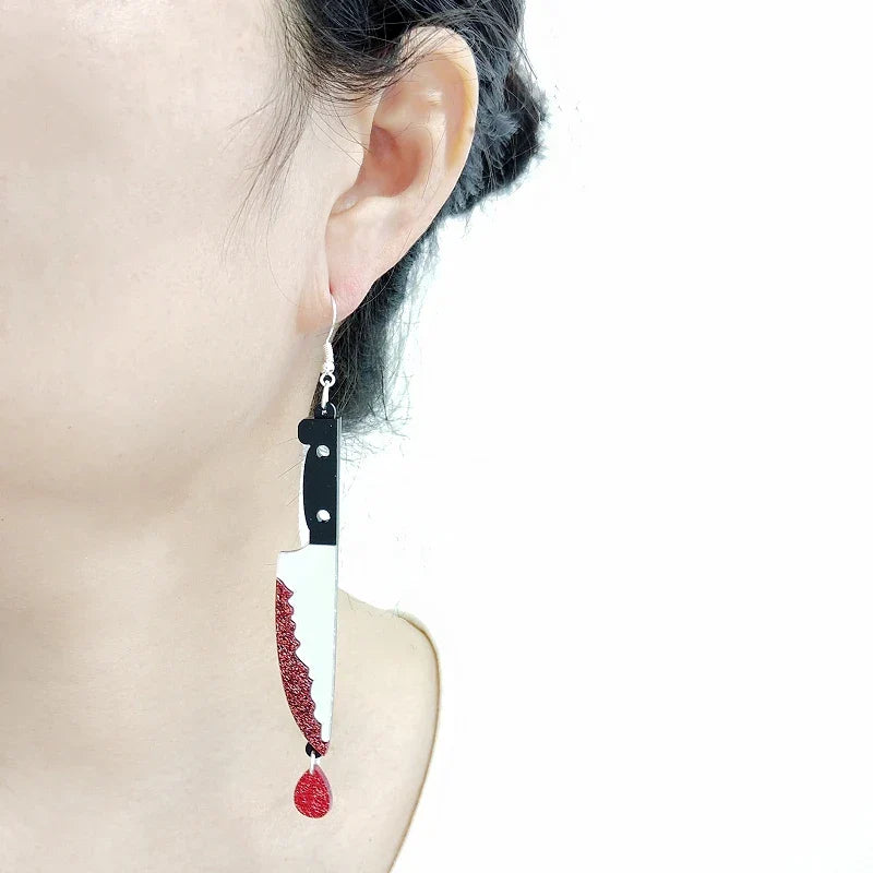Pendientes de agujero Queen Knives