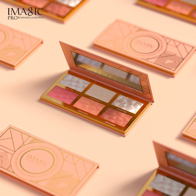 Paleta de coloretes e iluminadores Queen Beautiful
