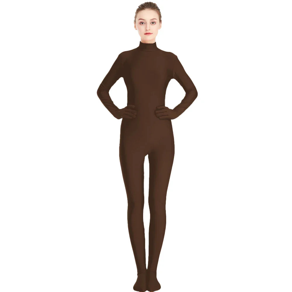 Traje zentai Queen Rania (Coffee)