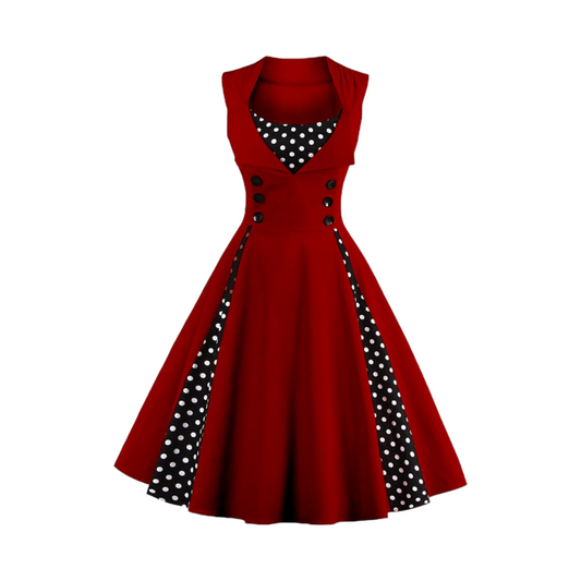 Vestido Vintage Queen Swing (6 Colores)