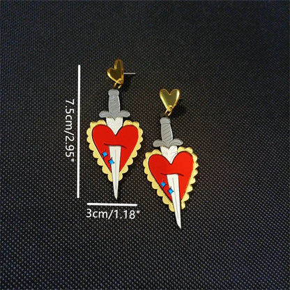 Pendientes de agujero Queen Stabbed