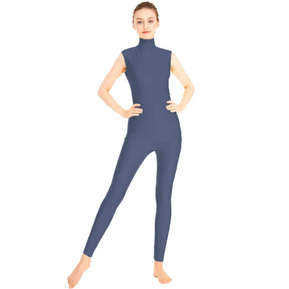 Mono de danza Queen Satin (Deep gray)