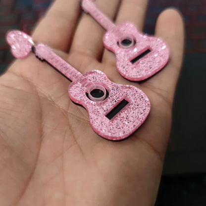 Pendientes de agujero Queen Guitar
