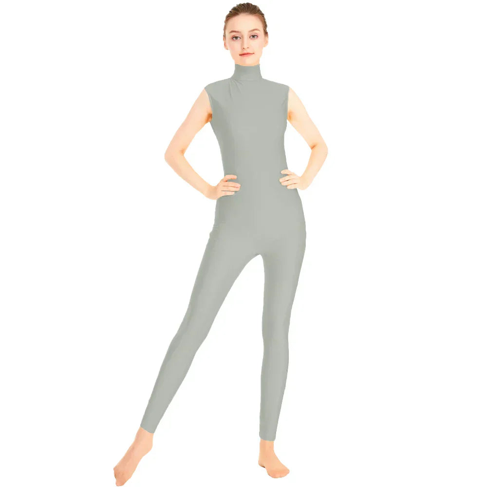 Mono de danza Queen Satin (Gray)