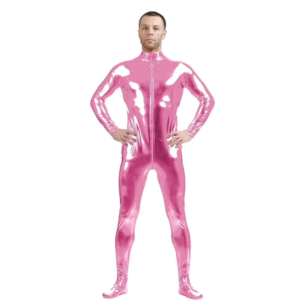 Traje zentai Queen Glitter (Pink)
